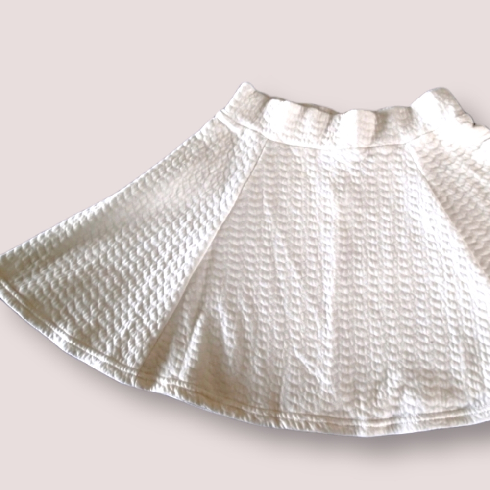H&M - Fit and Flare Quilted Skater Skirt